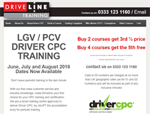 Tablet Screenshot of drivercpccourses.co.uk